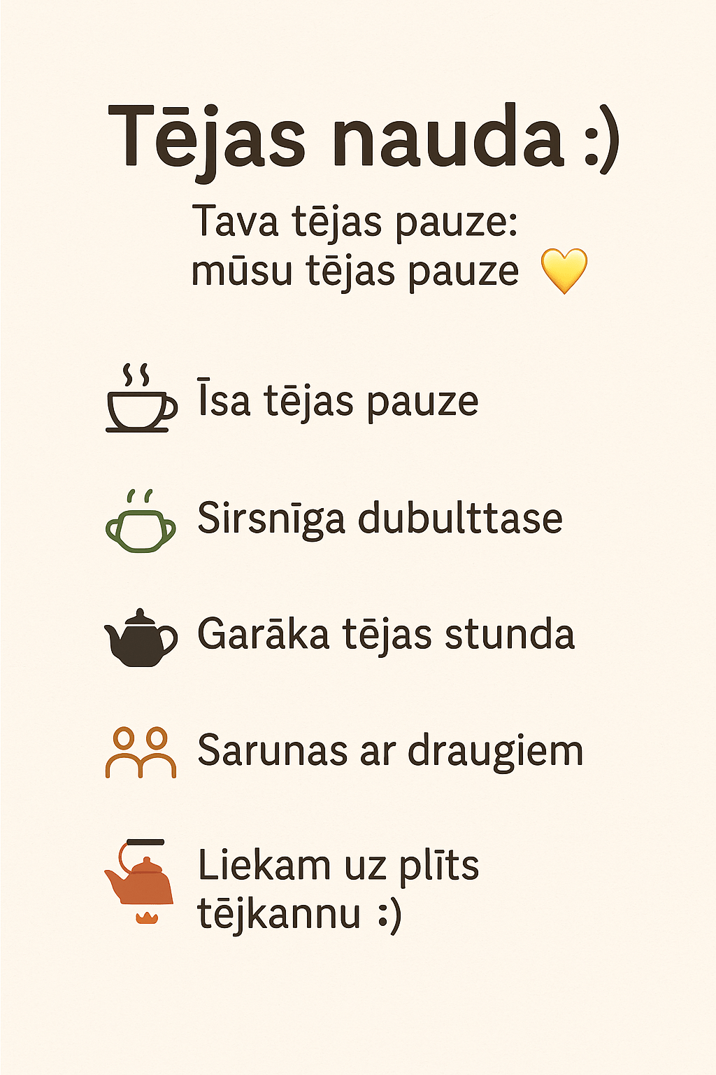 Tējas nauda :)