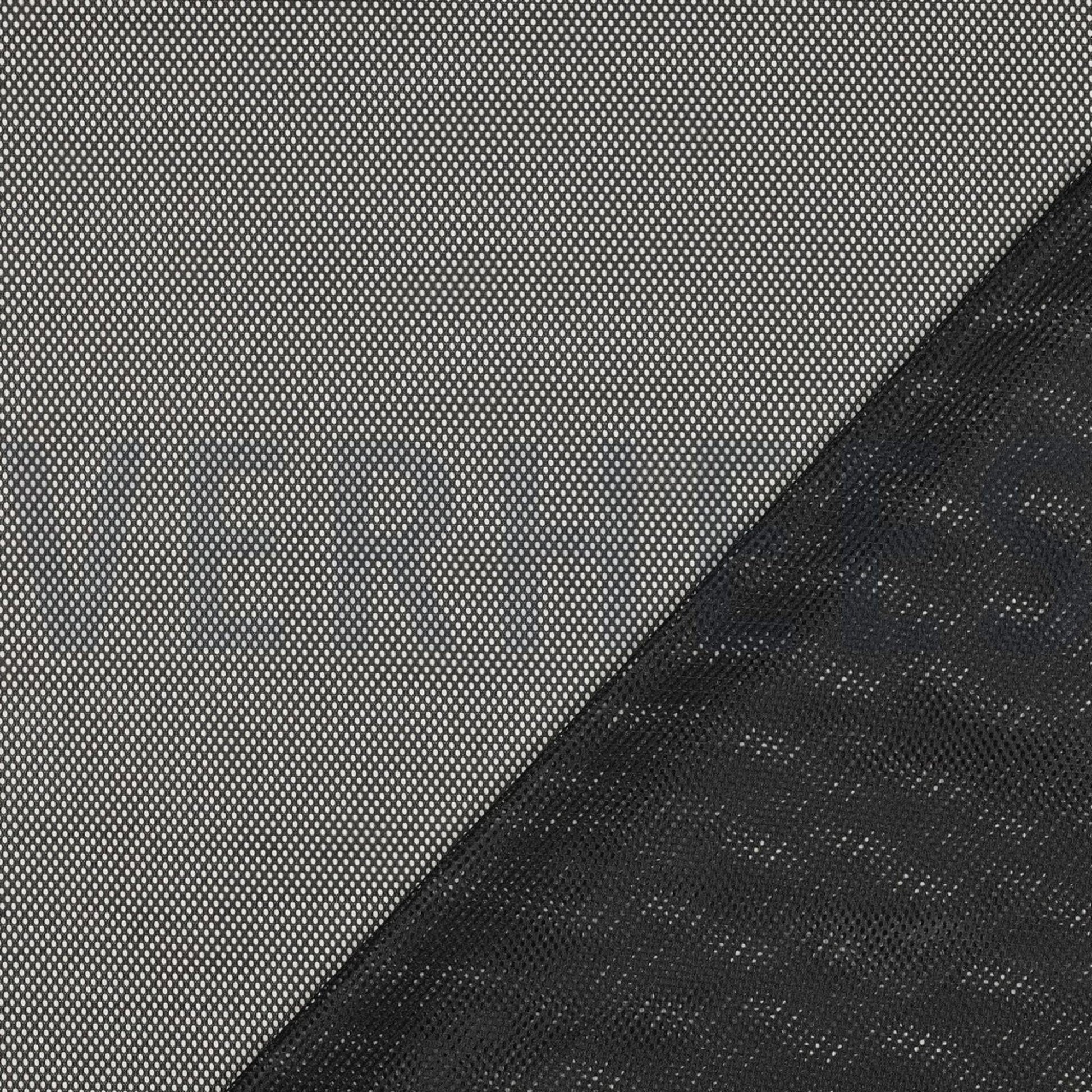 Mesh, net fabric - black - available online at Šarlotes audumi