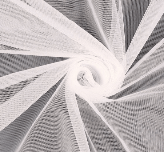 Tulle | stiff - white 20 g/m²
