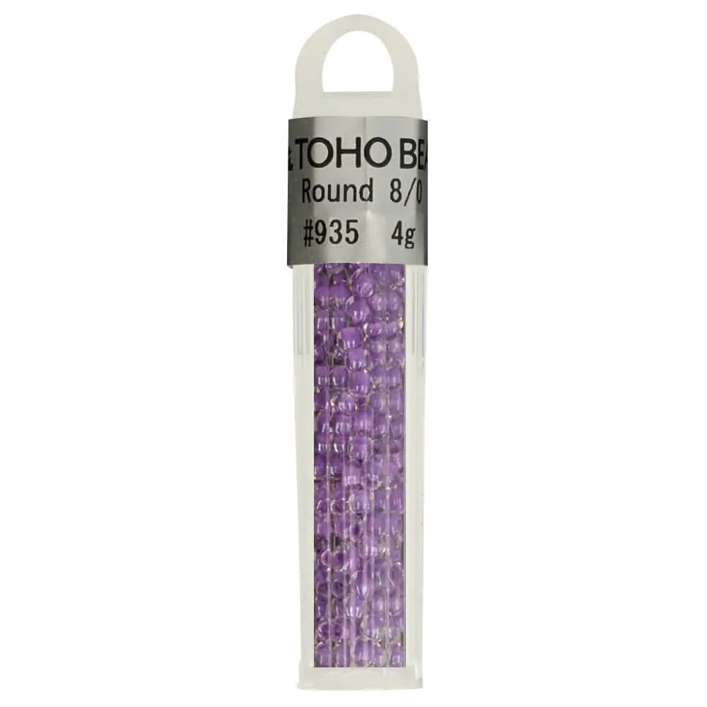 Image with TOHO high-quality round glass beads 8/0 – 4 g | assorted shades – available at Šarlotes audumi
