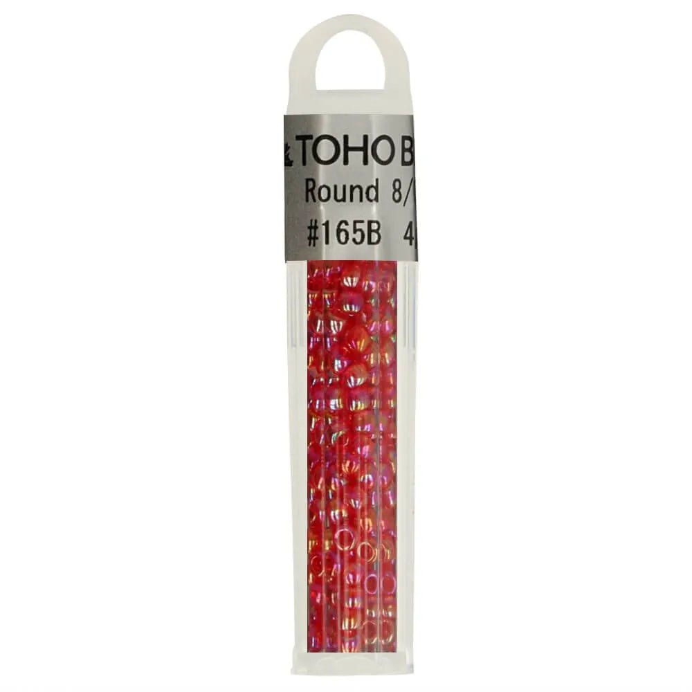 Image of TOHO high-quality beads round glass beads 8/0 – 4 g| assorted shades – available at Charlotte's Fabrics