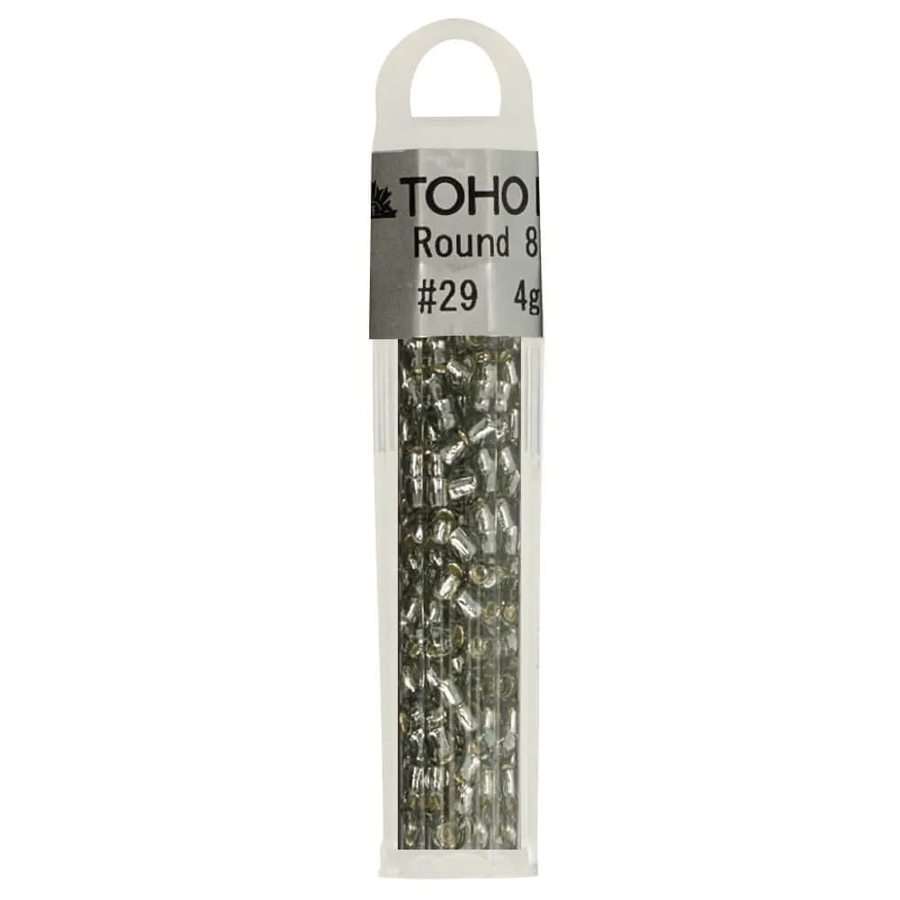 Image of TOHO high-quality beads, round glass beads 8/0 – 4 g | assorted shades – available at Charlotte's Fabrics