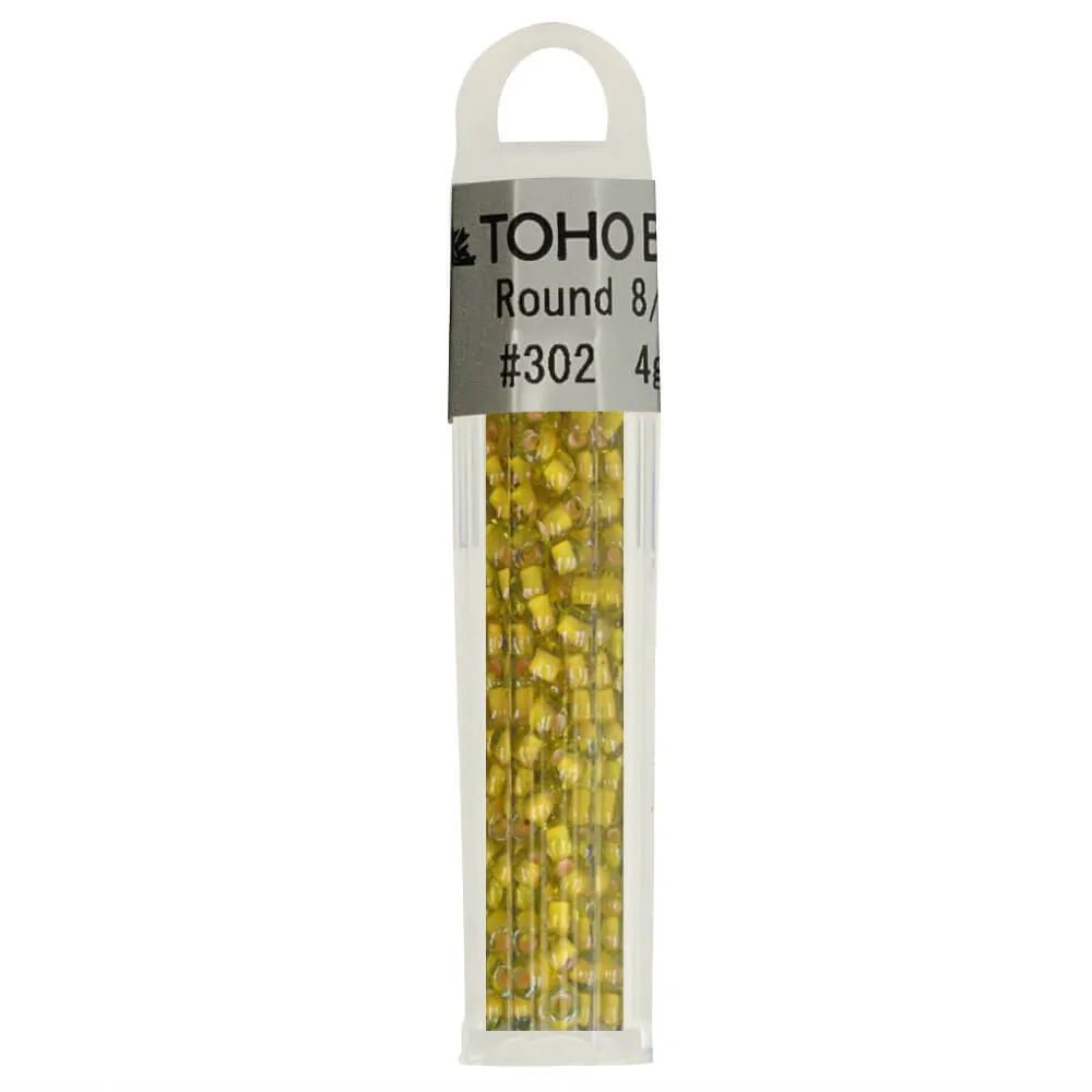 Image with TOHO high-quality round glass beads 8/0 – 4 g| assorted shades – available at Charlotte’s Fabrics