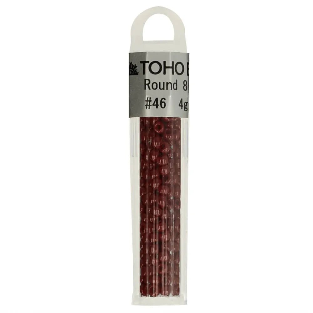 Image of TOHO high-quality beads, round glass beads 8/0 – 4 g | assorted shades – available at Charlotte's Fabrics