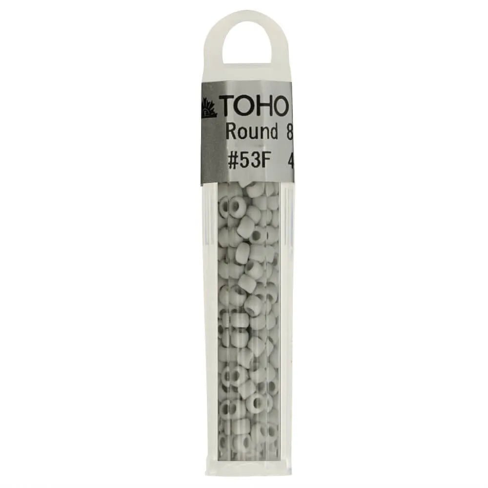 Image of TOHO high-quality round glass seed beads 8/0 – 4 g | assorted shades – available at Šarlotes audumi