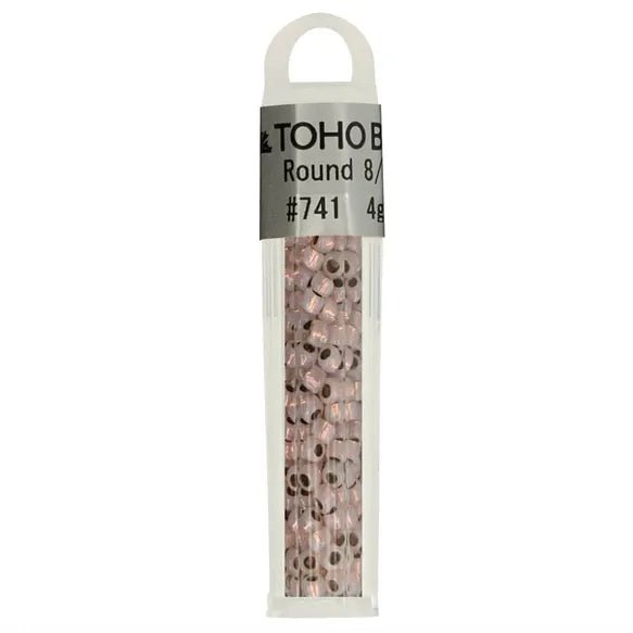 Image with TOHO high-quality beads round glass beads 8/0 – 4 g| assorted shades – available at Charlotte's Fabrics