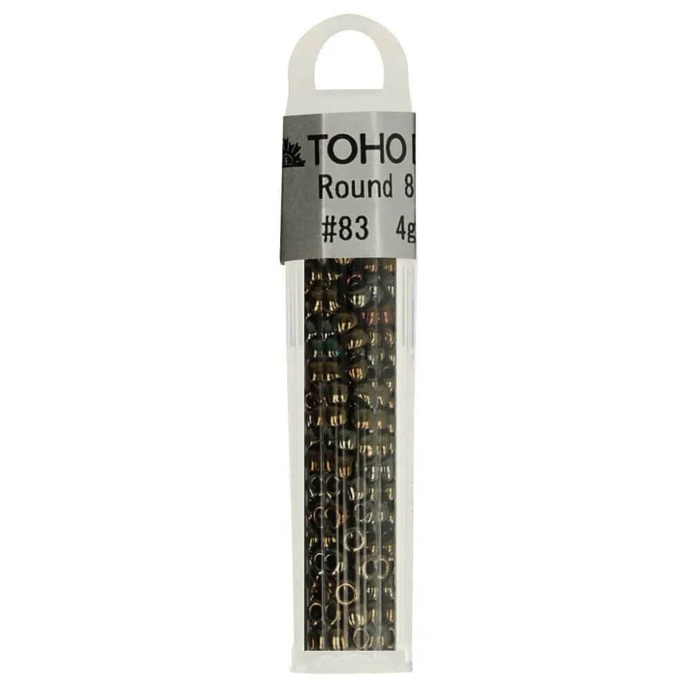 Image of TOHO high-quality round glass seed beads 8/0 – 4 g | assorted shades – available at Charlotte's Fabrics