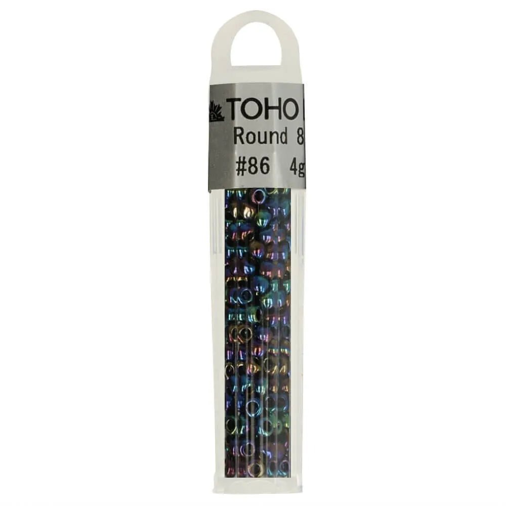 Image of TOHO high-quality seed beads, round glass beads 8/0 – 4 g | assorted shades – available at Šarlotes audumi