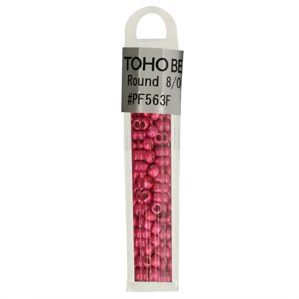 Image with TOHO high-quality round glass beads 8/0 – 4 g| assorted tones – available at Charlotte Fabrics