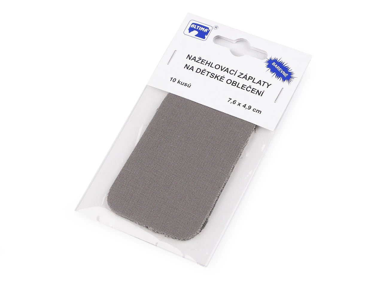 Image avec écusson thermocollant| 7,6 × 4,9 cm 10 pièces|différentes teintes – disponible chez Šarlotes audumi