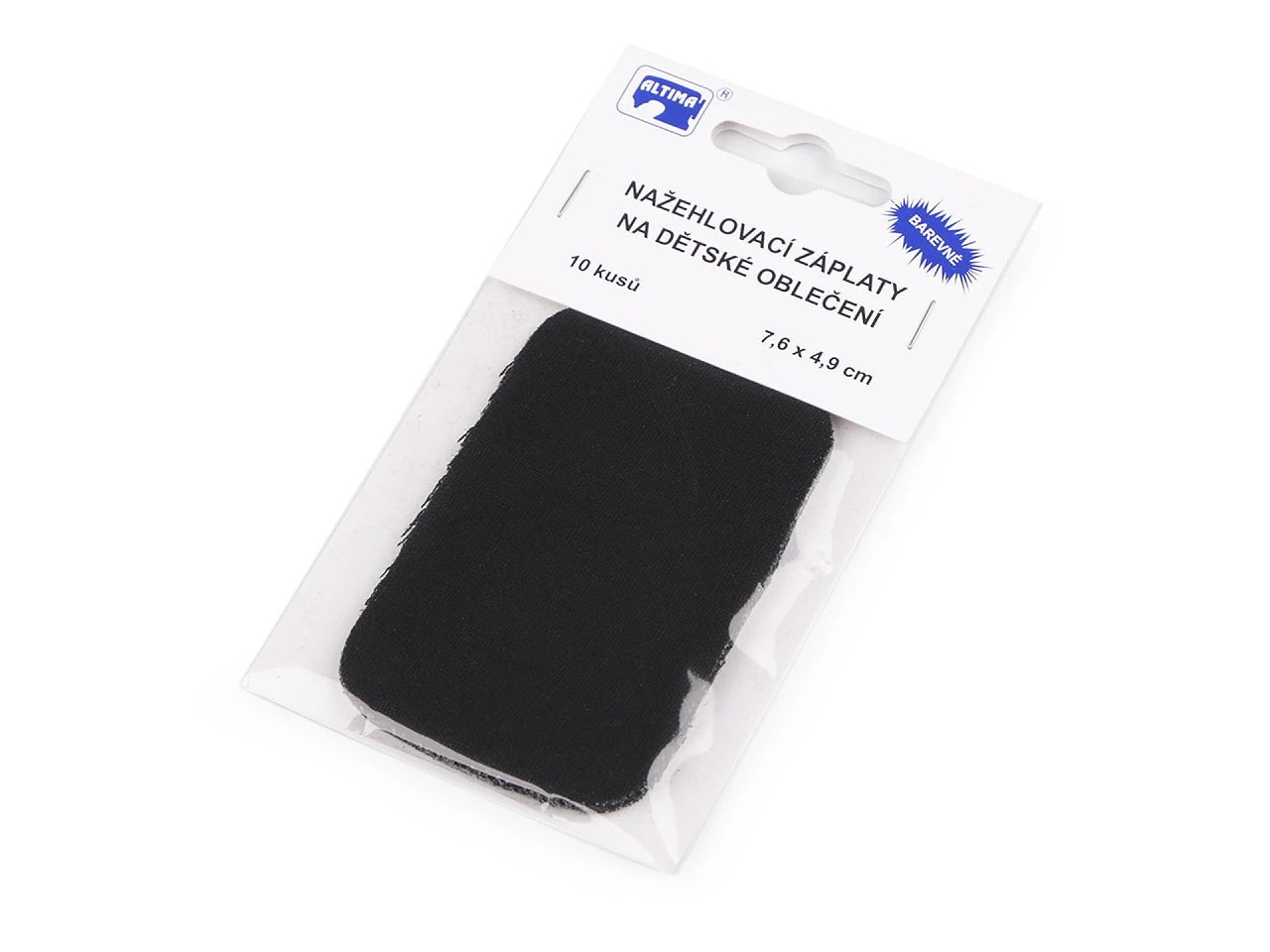 Image avec écusson thermocollant | 7,6 × 4,9 cm 10 pièces | tons variés – disponible chez Šarlotes audumi
