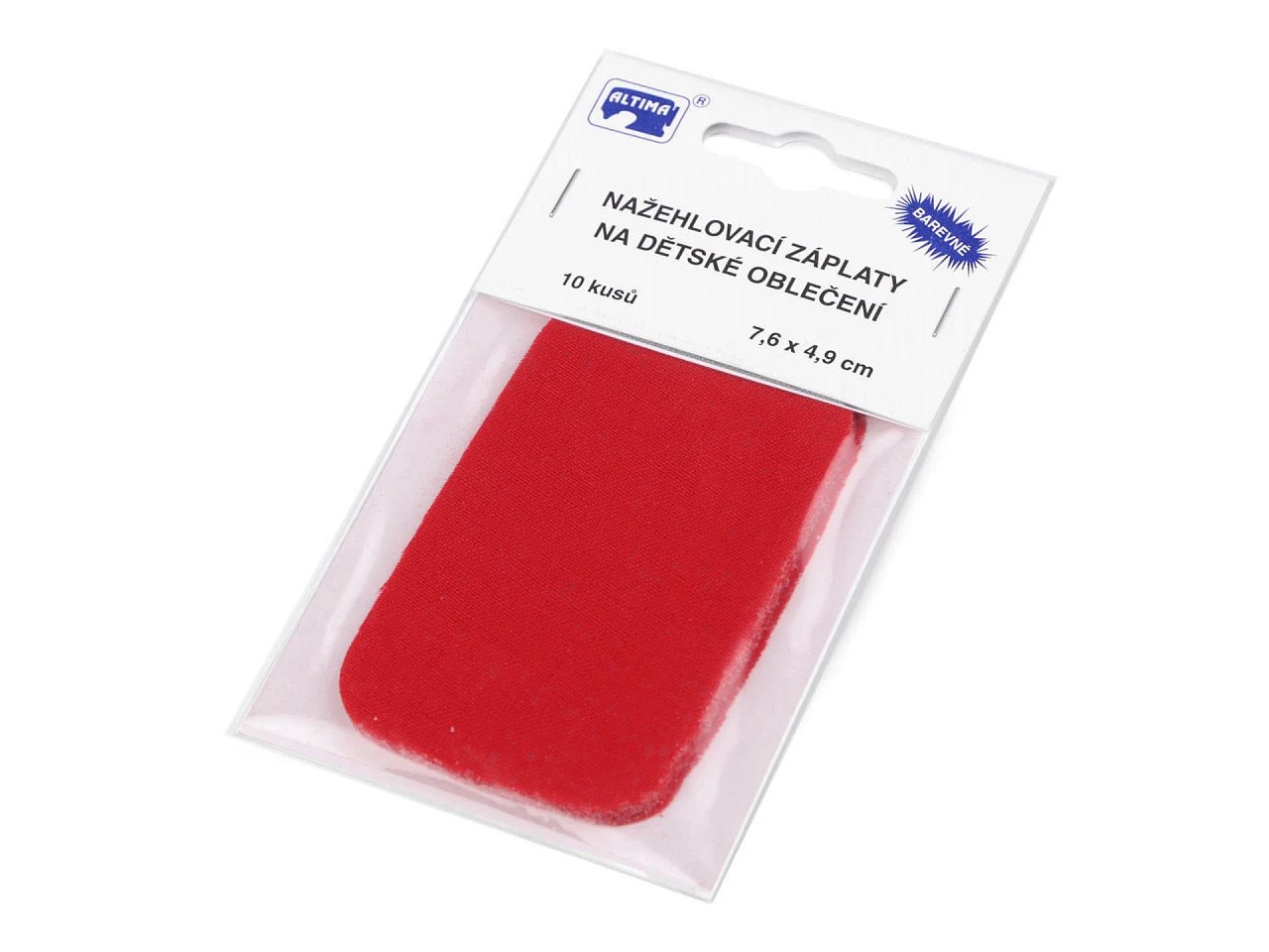 Attache thermocollante avec image | 7,6 × 4,9 cm 10 pcs | tons assortis – disponible chez Šarlotes audumi