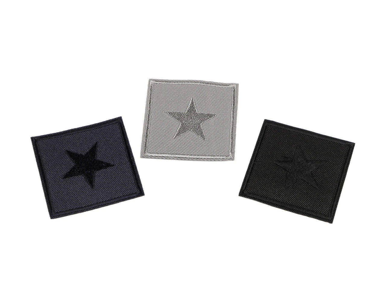 Image of an iron-on patch, star applique 5,5 x 5,5 cm – available from Šarlotes audumi