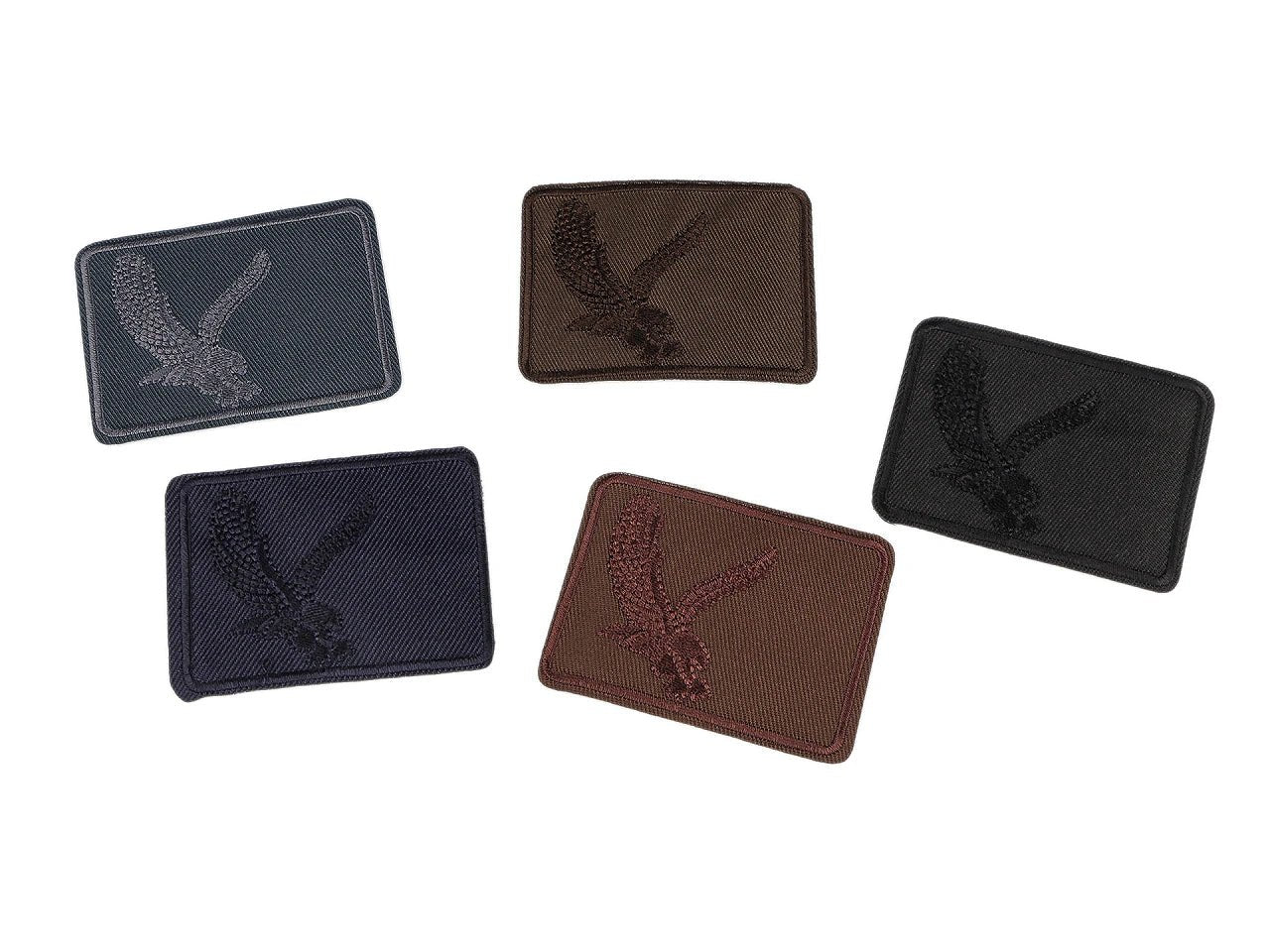 Image of an iron-on eagle patch|in assorted tones – available at Šarlotes audumi