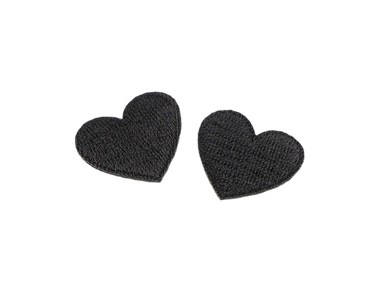 Image avec écusson thermocollant Cœur | Écusson décoratif brodé pour vêtements 2 pcs.|différentes teintes – disponible chez Šarlotes audumi