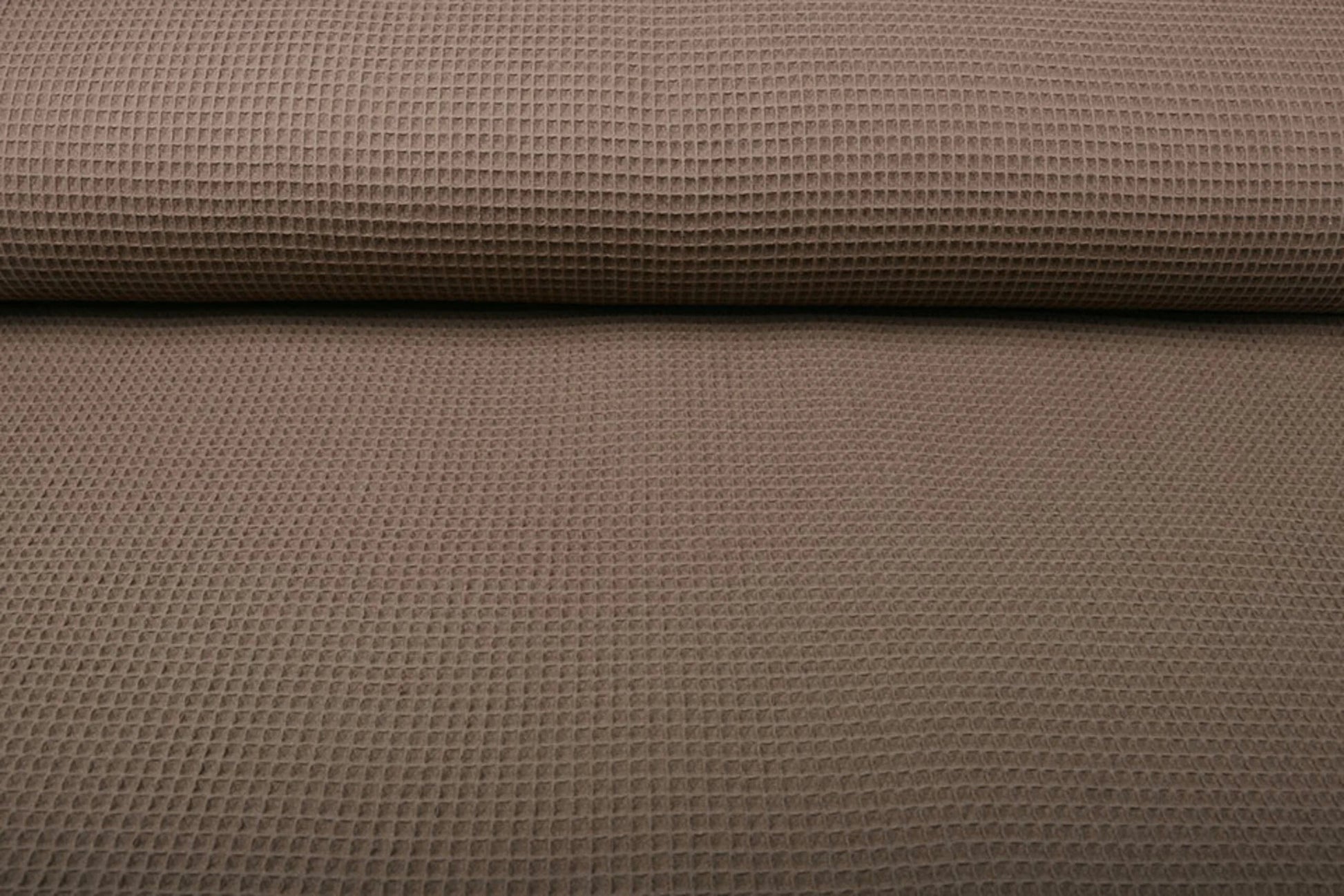 Tissu gaufré - marron 230 g/m²
