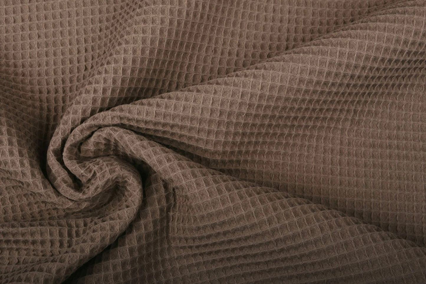 Tissu gaufré - marron 230 g/m²