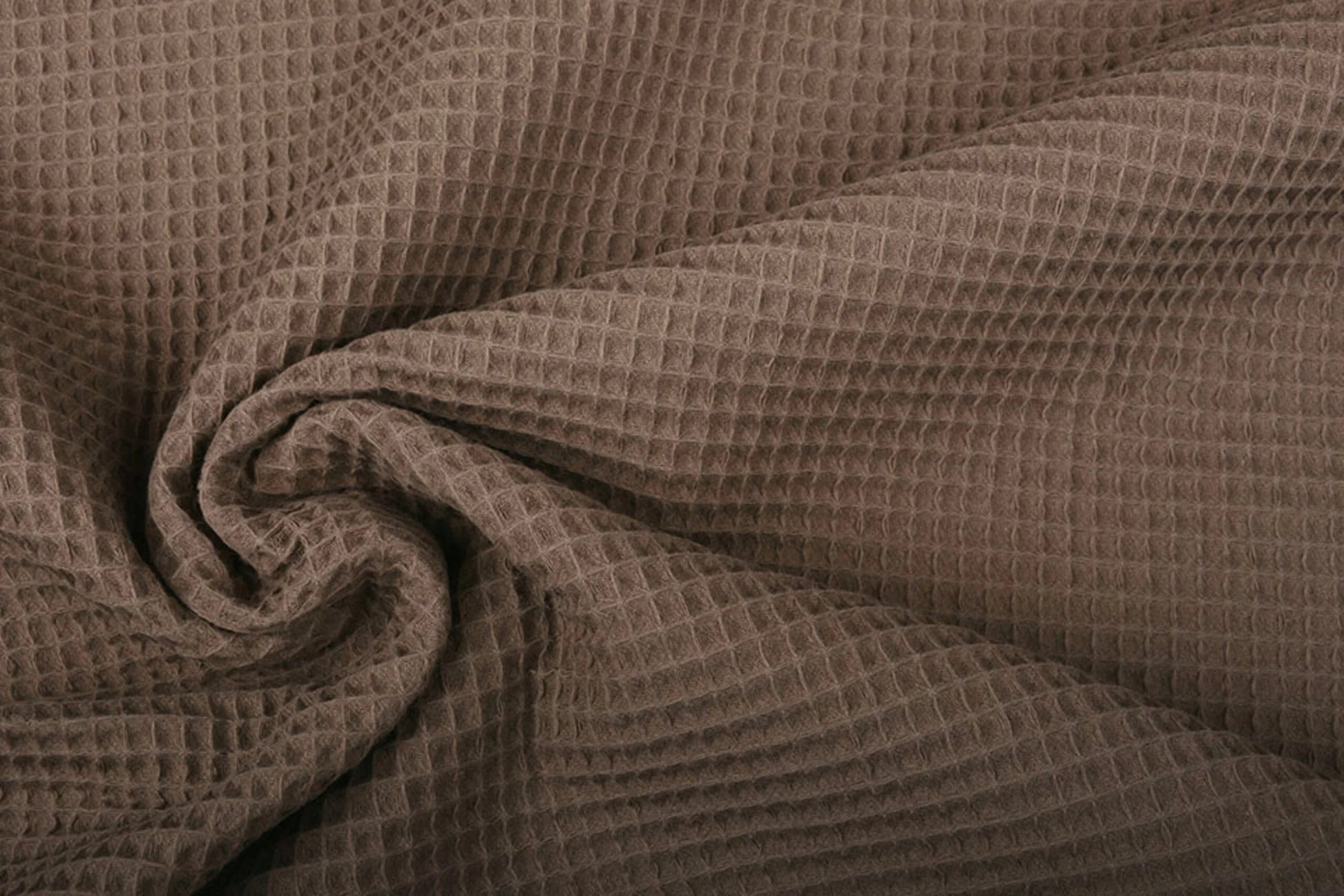 Tissu gaufré - marron 230 g/m²