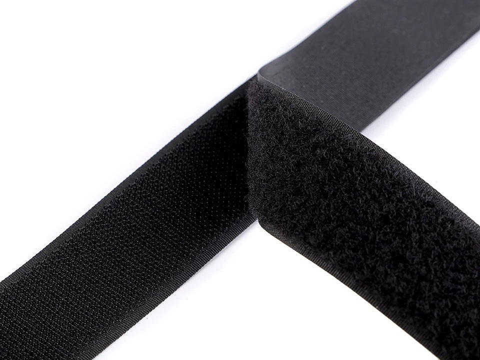 Bande Velcro 3 cm - noire