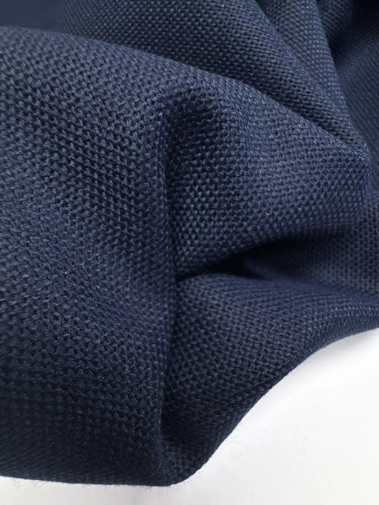Wool fabric - dark blue 240 g/m²