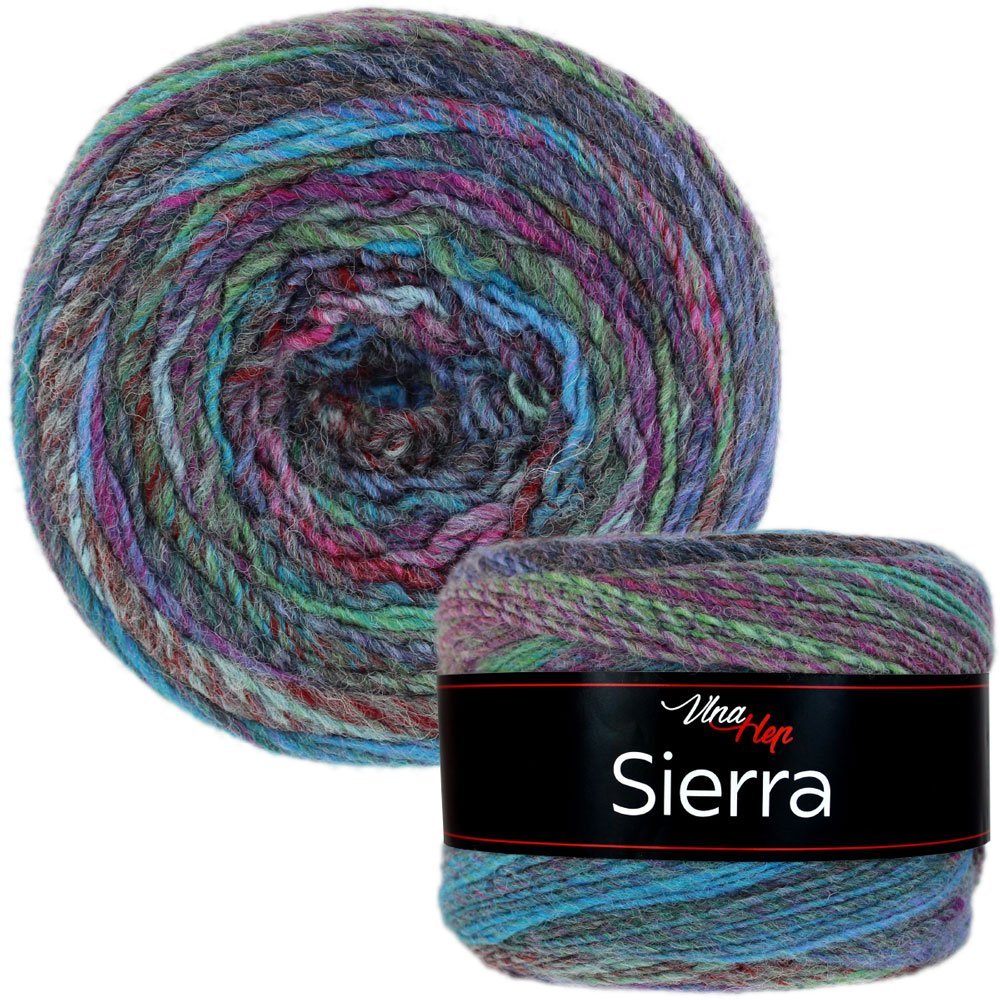 Vilnas Dzija Vlna Hep Sierra - multicolored 450 m 150g #7202