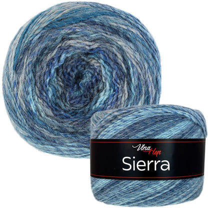 Wool Yarn Vlna Hep Sierra - multicolor 450 m 150g #7203
