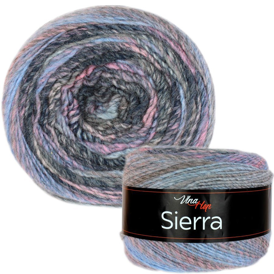 Wool Yarn Vlna Hep Sierra - multicolored 450 m 150g #7209