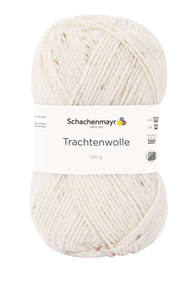 Schachenmayr Trachtenwolle Garn 185 m 100 g, hellbraun meliert #00080