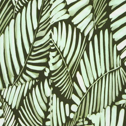 Tissu en viscose - feuilles vertes 135 g/m²
