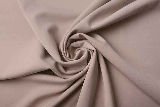 Viscose gabardine with elastane - powder pink 275 g/m²