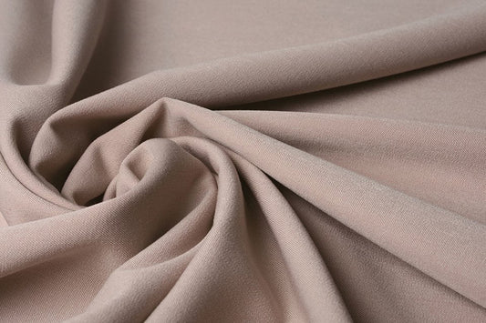 Viscose gabardine with elastane - powder pink 275 g/m²
