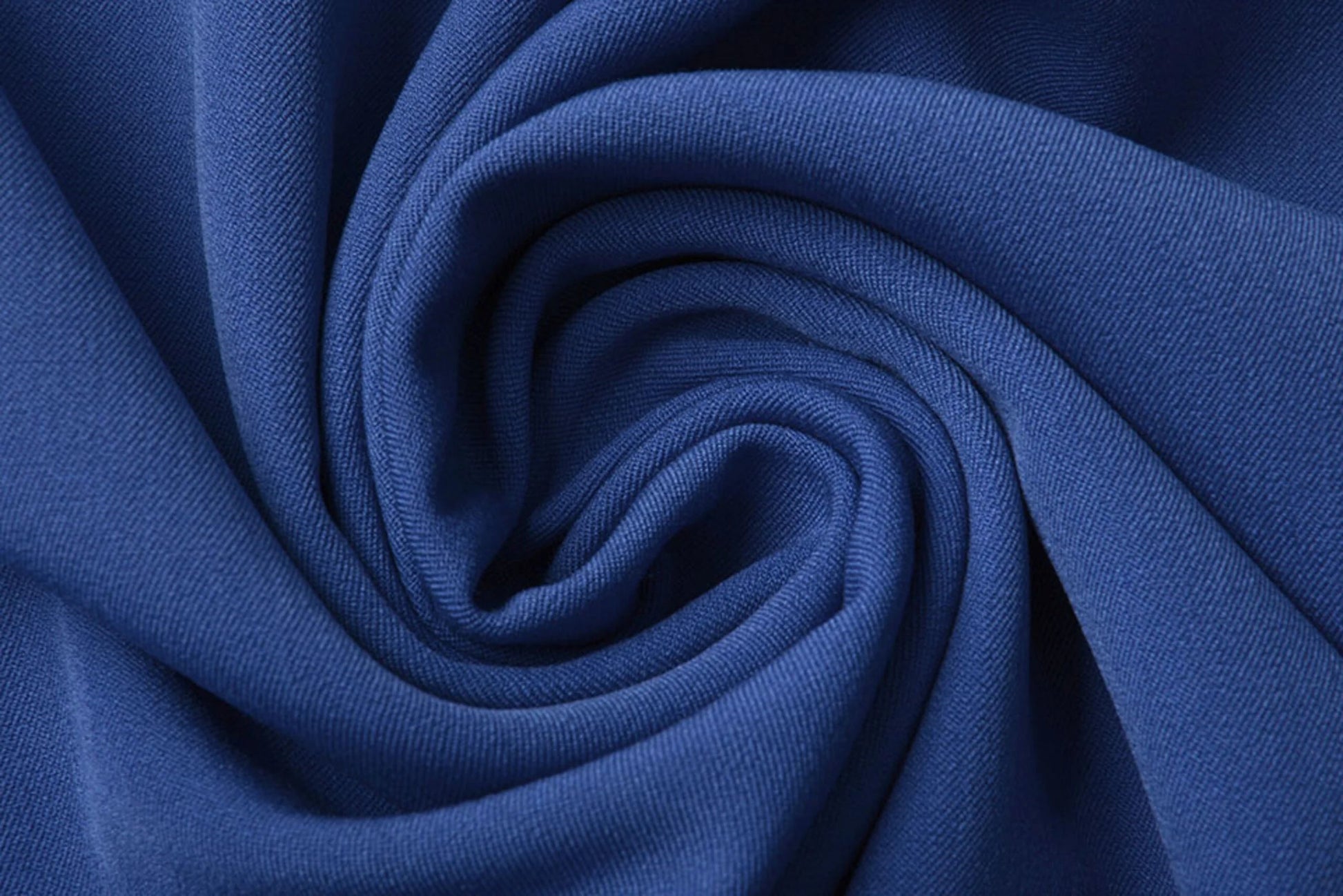 Tissu de costume en viscose avec élasthanne - bleu roi 275 g/m²
