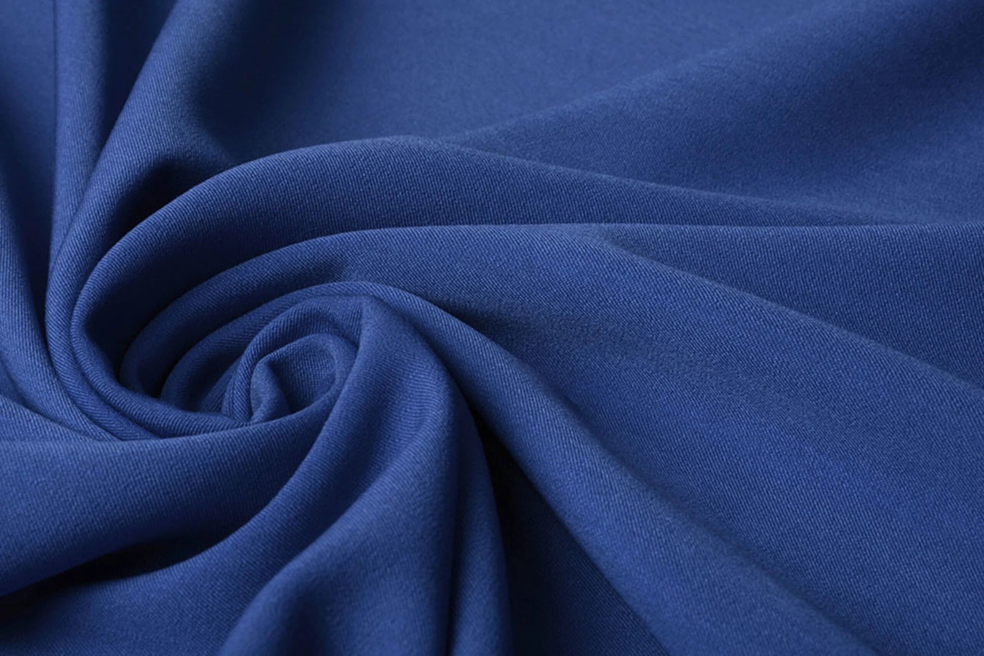 Tissu de costume en viscose avec élasthanne - bleu royal 275 g/m²