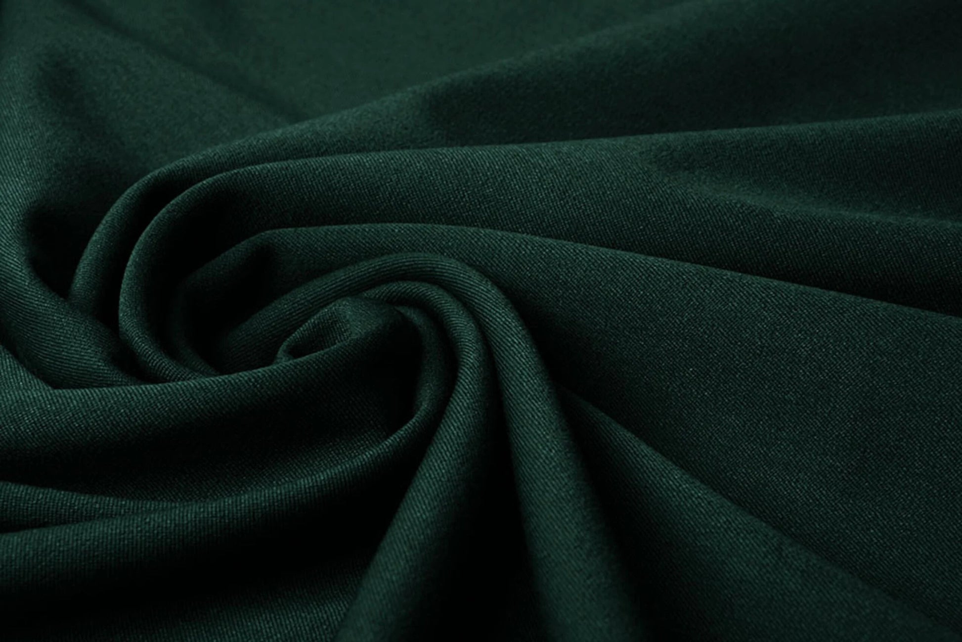 Viskozes kostīmaudums ar elastānu - tumši zaļš 275 g/m²