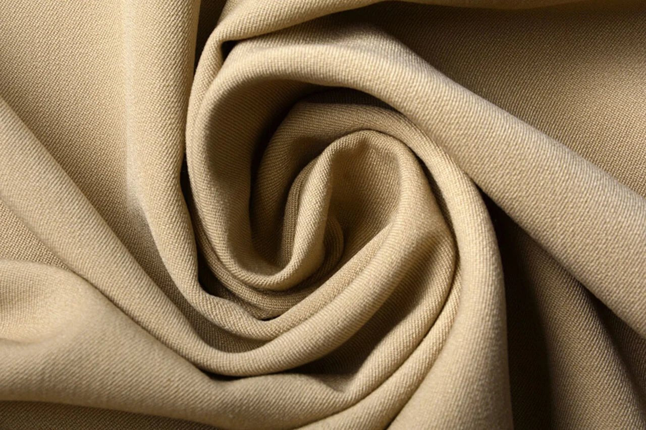 Tissu de costume en viscose avec élasthanne - brume dorée 275 g/m²