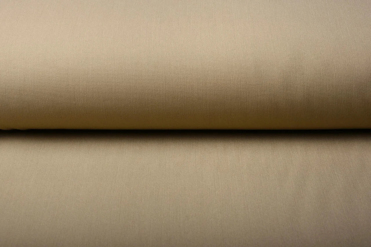 Tissu de costume en viscose avec élasthanne - brume dorée 275 g/m²