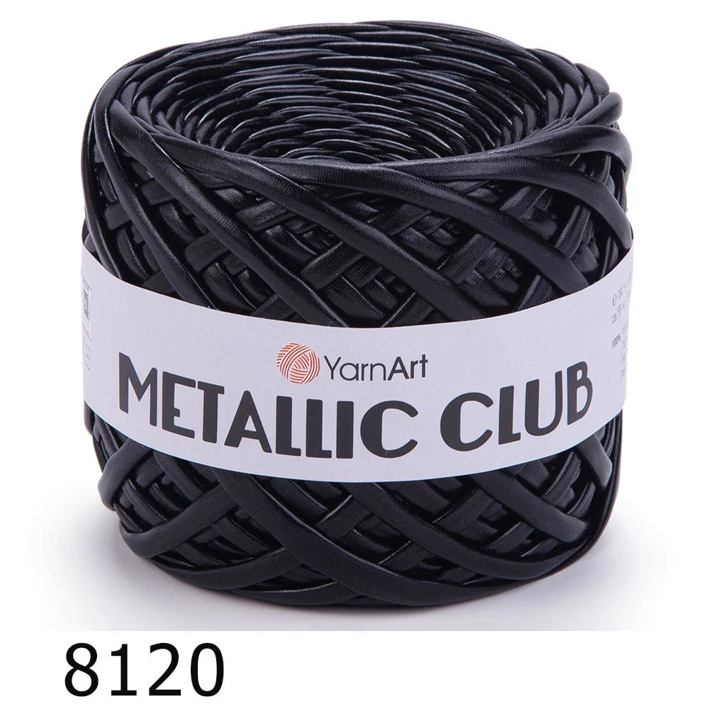 YarnArt Metallic Club – metallinen nauhalanka virkkaukseen ja käsitöihin 180 g / 55 m – saatavilla verkkokaupasta Charlotten kankaat