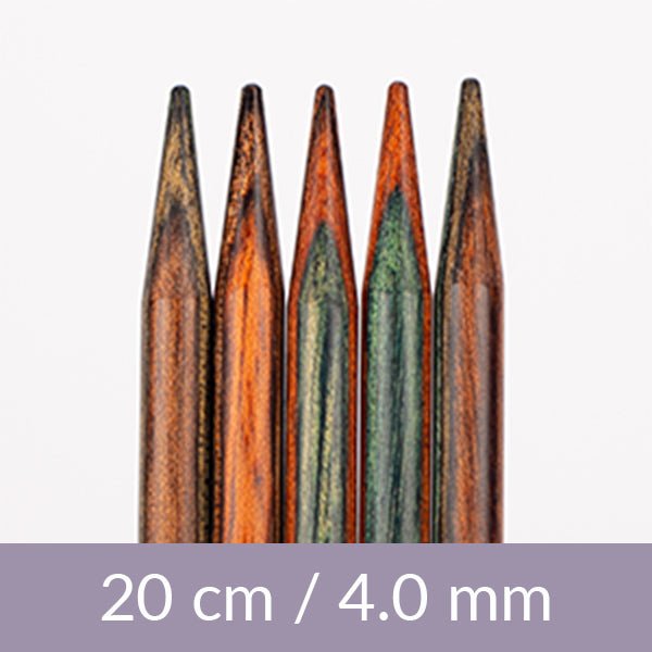 Image des aiguilles à tricoter pour chaussettes DROPS Pro Romance – bouleau (20 cm) | 2,5 - 5 mm – disponible chez Šarlotes audumi