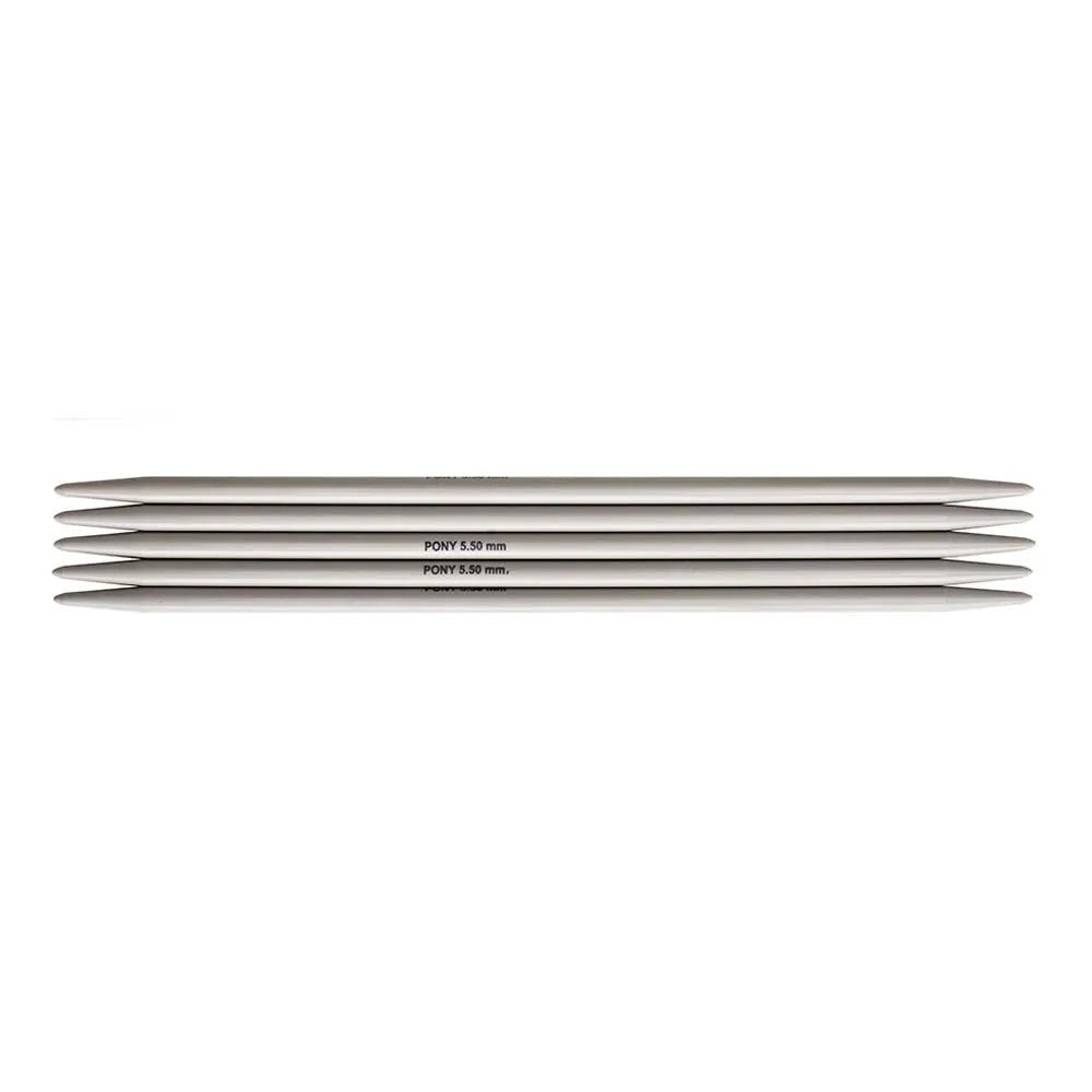 alt
Aiguilles à tricoter pour chaussettes Pony Classic - 20 cm 5.50 mm (5 pièces)