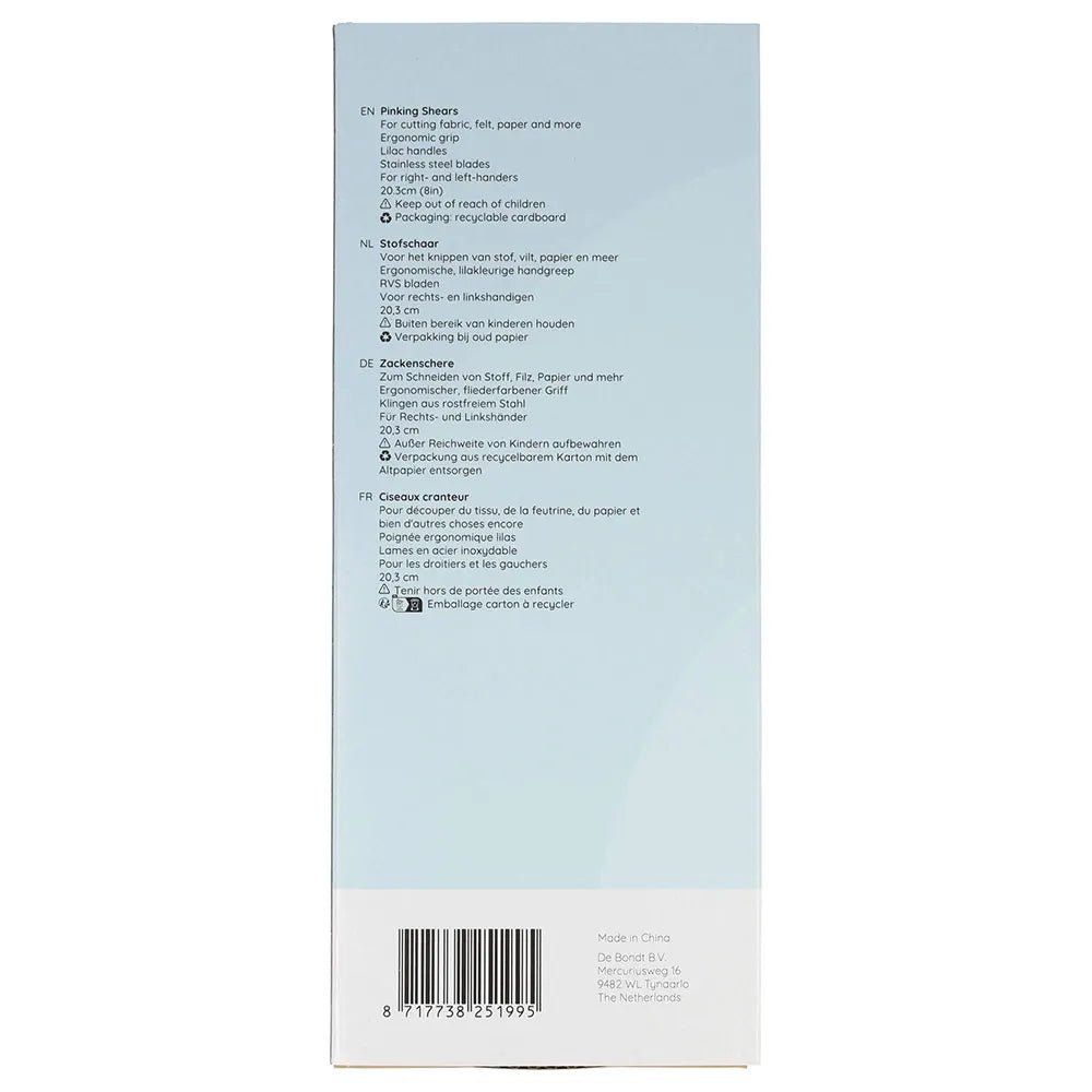 Image of Crafties zigzag scissors 20.3 cm – available at Šarlotes audumi