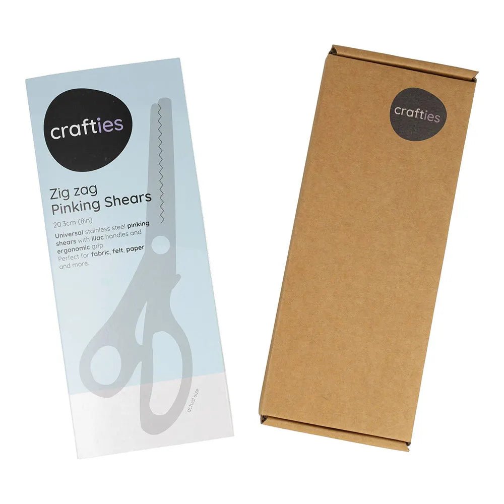 Image of Zigzag Crafties scissors 20.3 cm – available at Charlotte's Fabrics