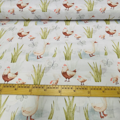 100 % tissu en coton – poussins 125 g/m²