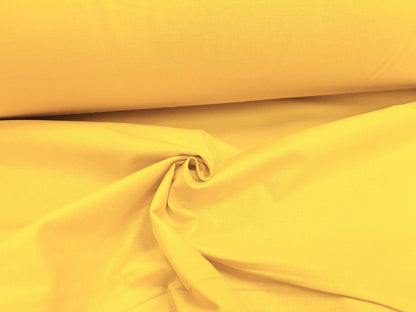 Tissu en coton jaune 220 cm 146 g/m²