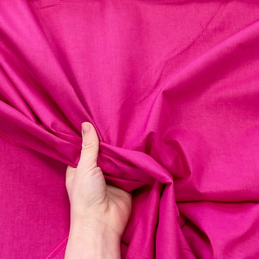 100% puuvillakangas-fuksia 125 g/m²