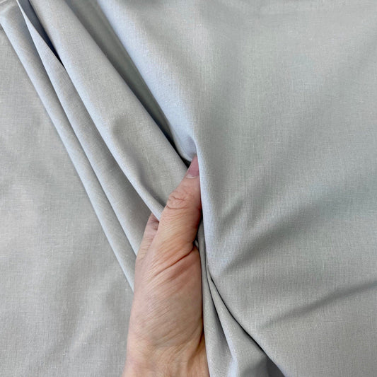 100% Cotton fabric-light gray 220cm 146 g/m²
