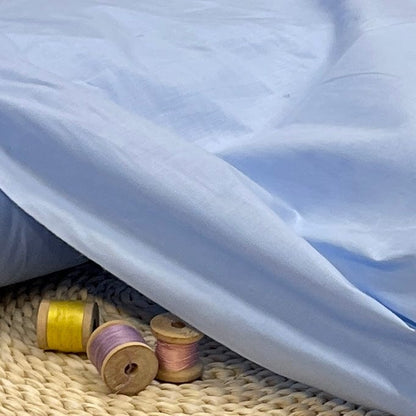 100% Baumwollstoff, hellblau, 125 g/m²