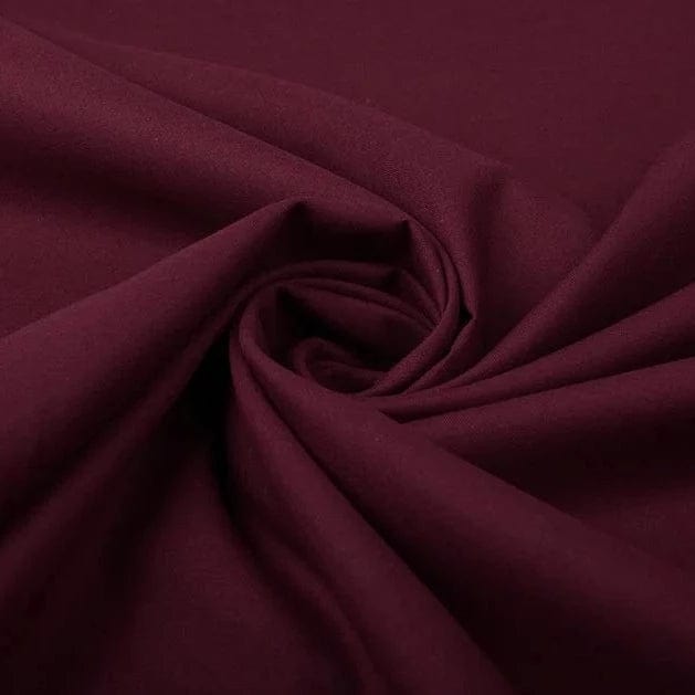 100 % Baumwollstoff, karminrot, 125 g/m²