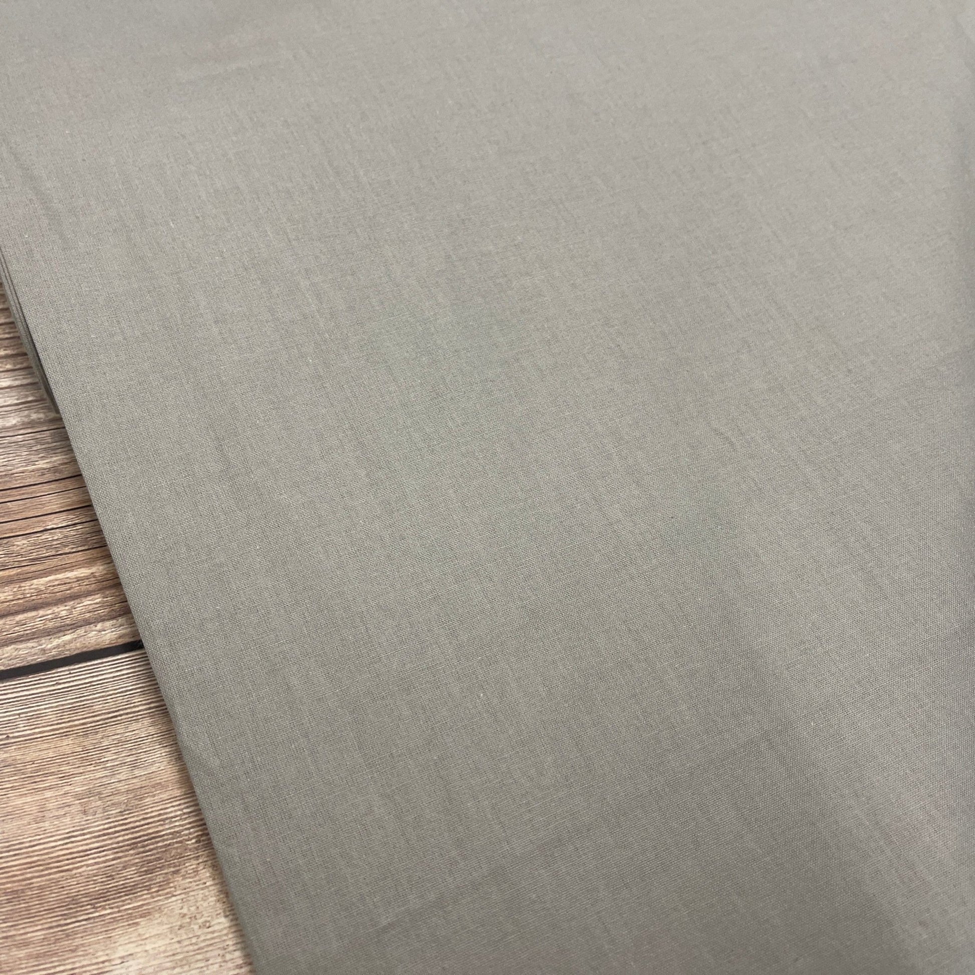 100 % Baumwollstoff, aschgrau, 125 g/m²