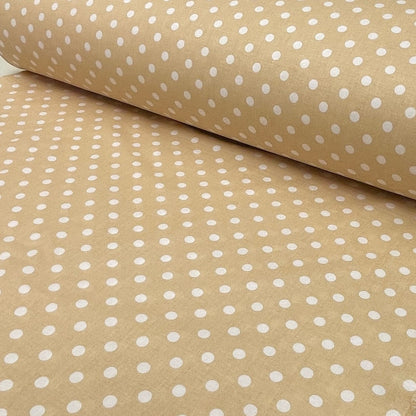 100% Baumwollstoff mit kleinen Blümchen auf zartgelbem Hintergrund 125 g/m²
