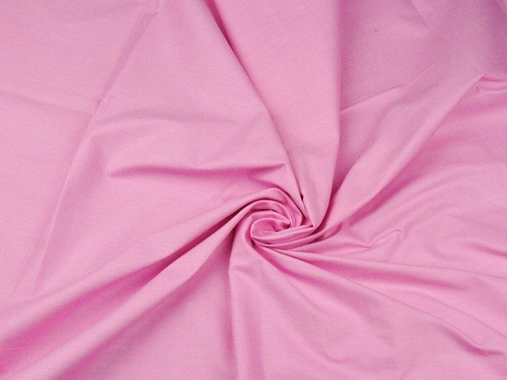 Tissu 100 % coton rose 125 g/m²